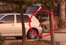 VIDEO: Captan momento en que un hombre secuestra a su hermana