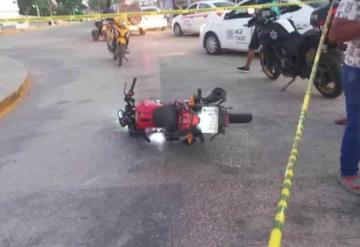 Motociclista perdió la vida inmediatamente en fuerte accidente