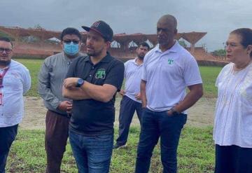 Olmecas de Tabasco visitó el estadio "Manuel Vargas" de Jalpa de Méndez