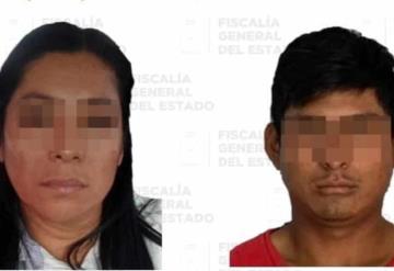 Asegura FGE a una mujer y un hombre, presuntos responsables de hechos distintos de homicidio