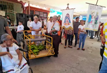 Celebran con enramas fiesta de la Candelaria en pueblos chontales
