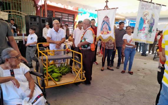 Celebran con enramas fiesta de la Candelaria en pueblos chontales