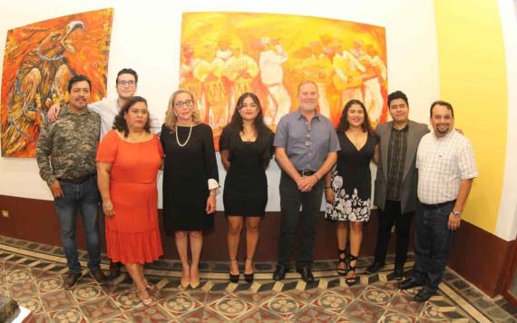 Inaugura ISSET exposición póstuma del pintor Tomás Mejía