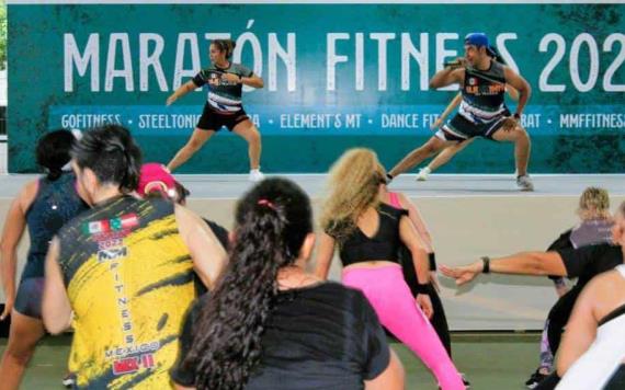 Primer Maratón Fitness 2023 en las canchas techadas de la Ciudad Deportiva