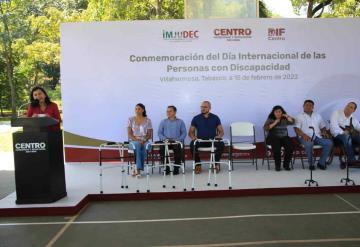 La alcaldesa de Centro lleva a cabo la conmemoración del día internacional de las personas con discapacidad