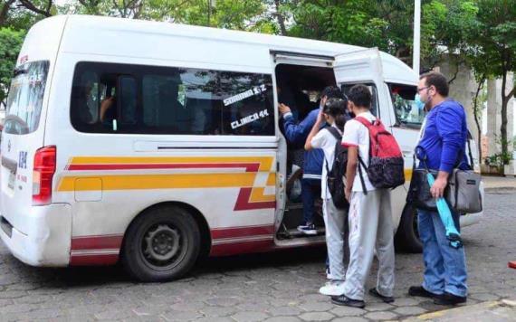 Aumenta tarifa de transporte; conservan descuentos preferenciales