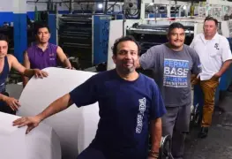 La magia de la impresión del Diario Presente