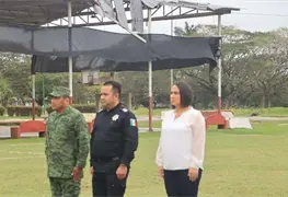 Arriba personal de la fuerza de tarea regional de la VII Regi&oacute;n Militar Comalcalco
