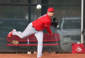 El pitcher cardenense Luis Enrique Cessa ya tuvo actividad en esta pretemporada con los Rojos de Cincinnati