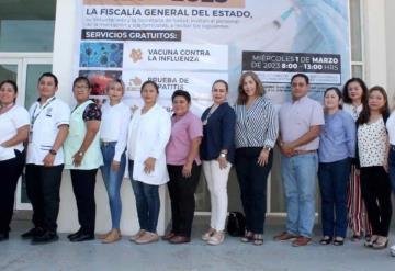 Participa personal de la FGE en Jornada de Salud