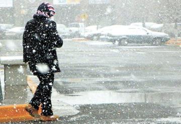 Probabilidad de caída de nieve o aguanieve en Sonora y Chihuahua