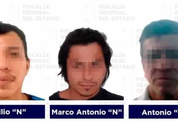 Asegura FGE a seis por robo y violencia familiar