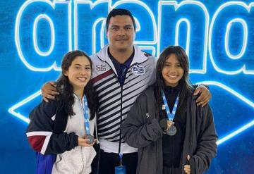 Las tabasqueñas Orquídea Navarro Todd y Claudia Camila Palos Villegas se colgaron bronce en el Grand Prix Jr. y Primera Fuerza 2023