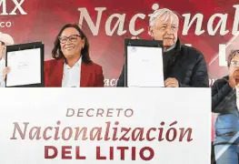 El litio, la cuarta nacionalización con AMLO