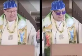 Video: ¡Con mucho flow! Sacerdote da la misa rapeando con sotana, gorra y lentes incluidos