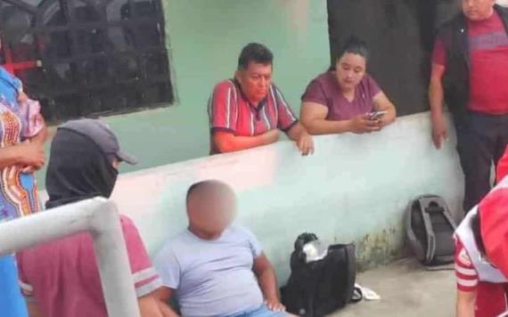 Balean a un hombre frente a sus hijos