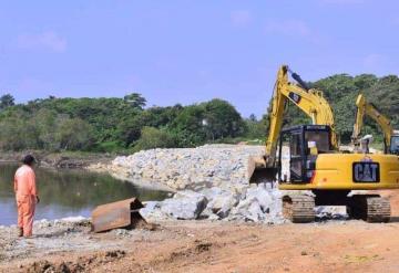 Rehabilitarán canales de alivio que protegen a Villahermosa del río La Sierra y Carrizal