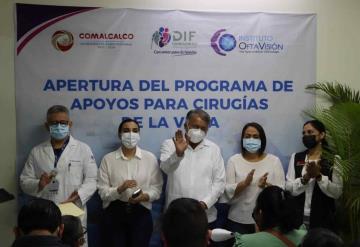 Ayuntamiento de Comalcalco inicia programa de apoyo a cirugía de la vista