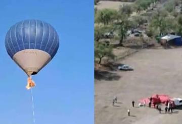 Detienen a piloto de globo aerostático que se incendió en Teotihuacan