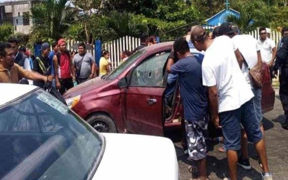 ´Guaruras´ son baleados en Comalcalco