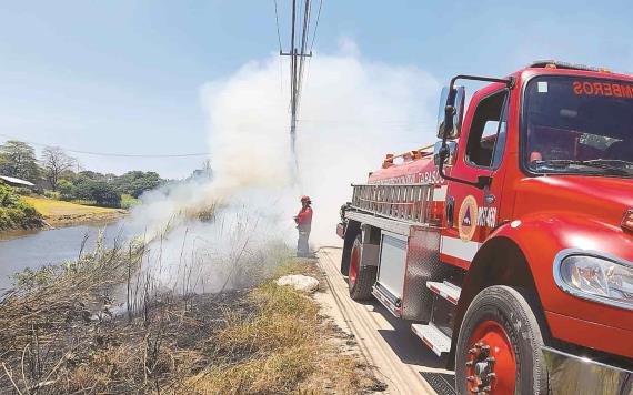 Quema de pastizales intensifica el calor en la entidad