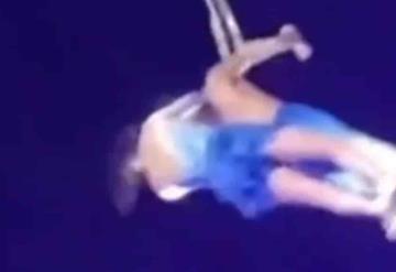 Trapecista muere al caer de 9 metros durante una acrobacia en China