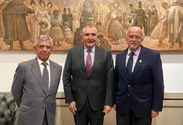 Sostienen secretario de Gobernación y titular de la Función Pública encuentro de trabajo con gobernador de Nayarit