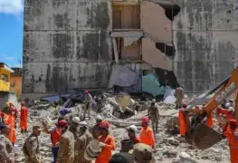 Dos muertos y cuatro desaparecidos tras colapso de edificio residencial en Brasil