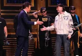 Peso Pluma y sus corridos tumbados llegan con Jimmy Fallon