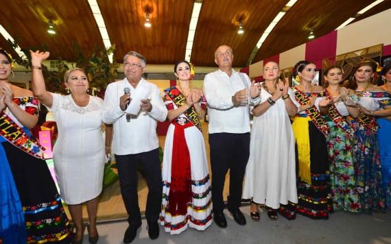 Inauguran stand de Comalcalco en la Feria Tabasco 2023