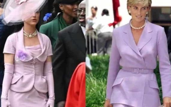 Katy Perry es comparada con Lady Di por usar un look similar en la coronación de Carlos III