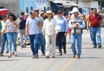 Inaugura Yolanda Osuna rehabilitación de vialidades en La Guayra y La Anona