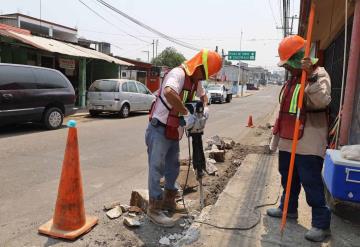 Rehabilitan pavimentación asfáltica en Avenida Niño Artillero