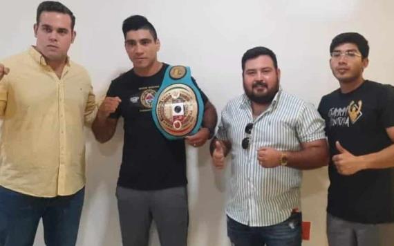 El campeón nacional superwelter Luciano "Chano" Chaparro está enfocado en redoblar esfuerzo para su carrera