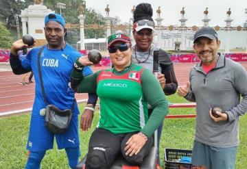 La multimedallista paralímpica María de los Ángeles Ortiz logró oro y plata en el Grand Prix de Italia