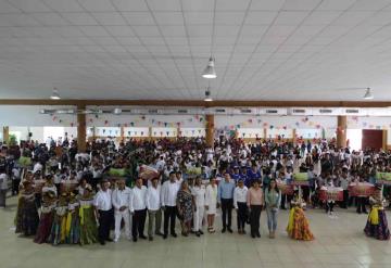 Inauguran etapa final de los Juegos Deportivos Escolares Tabasco 2023 en Cunduacán