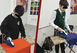 Profesora se vuelve viral en Paraguay por ense&ntilde;ar a sus alumnos a planchar