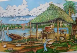 Inaugura ISSET la exposición "Tabasco en la obra de Alejandro Ocampo"