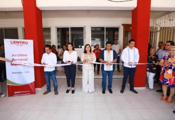 Inaugura Yolanda Osuna instalaciones del Archivo General Municipal