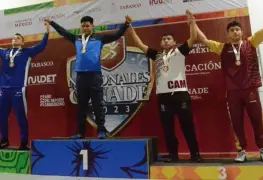 Jared Alberto Ramón Martínez y Fernando Yael Solano Cámara se colgaron al cuello dos preseas de bronce