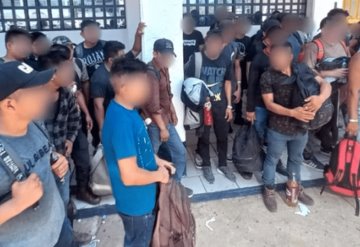 19 niños migrantes viajan sin compañía