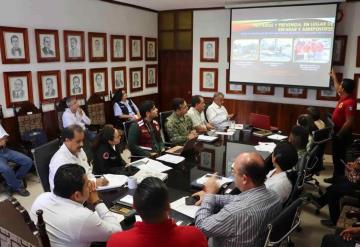 Se reúnen autoridades de Cunduacán para planear actividades de prevención por la temporada de lluvias y ciclones tropicales