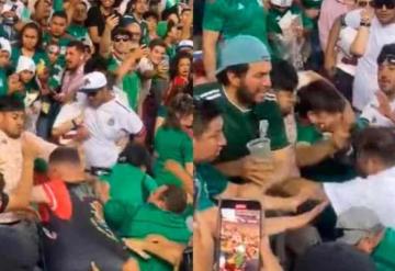 Detienen al presunto agresor de aficionado en el México vs Qatar en California