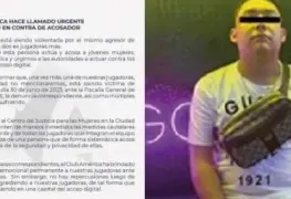 Detienen al acosador de la futbolista Scarlett Camberos