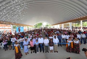 Gobierno de Cunduacán hace entrega de domo a la Escuela Secundaria Técnica N. 25