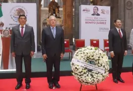 Llama Luisa María Alcalde en homenaje a Juárez a entregar los mejores años para consolidar la transformación del país