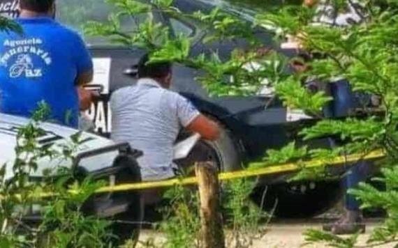 Hallan cuerpo sin vida con narco mensaje en Comalcalco