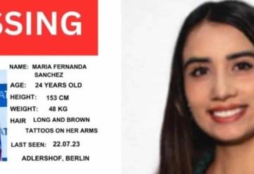 María Fernanda estudiante mexicana de intercambio desaparece en Berlín