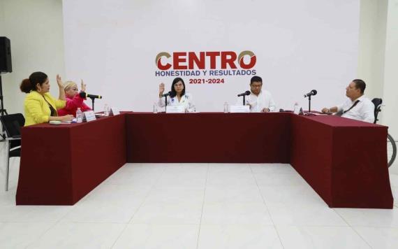 Aprueba Cabildo de Centro adecuaciones presupuestarias del presente mes de julio