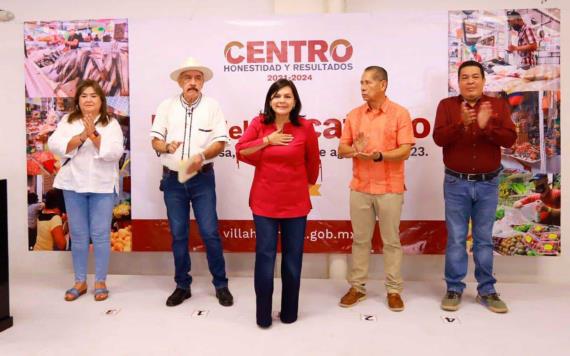 Ayuntamiento de Centro celebra Día del Locatario en el mercado Pino Suárez